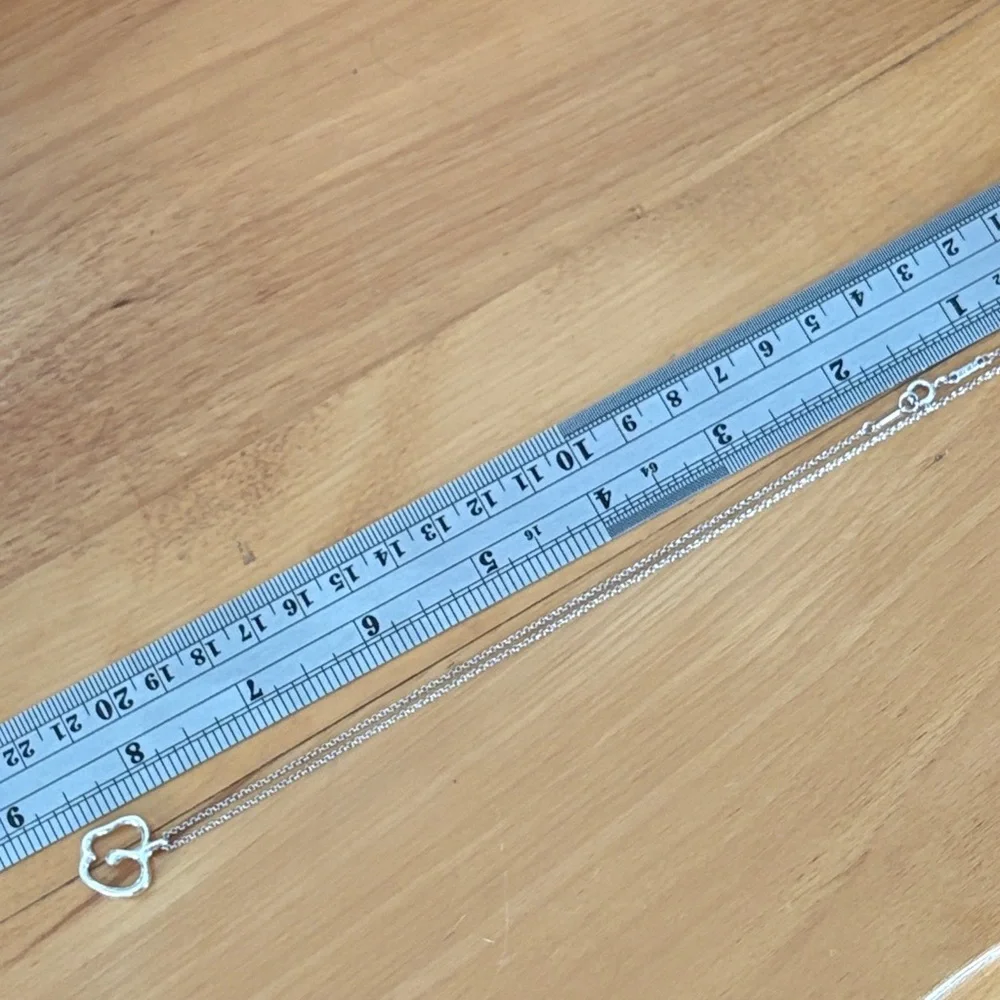 Tiffany & Co. Else Peretti Apple 15mm Necklace Pendant Sterling Silver 16" - Picture 5 of 14